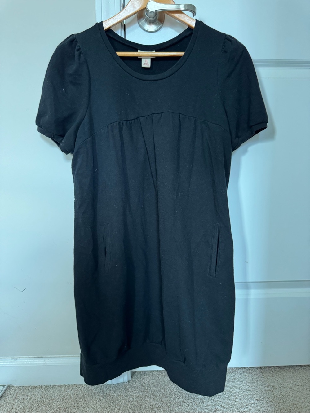 Black Mossimo Supply Mini Dress Short sleeve size Large